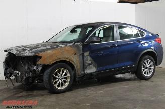 Voiture accidenté BMW X4 xDrive20d 4x4 Automaat Lichtmetaal Navi Cruise Leder Trekhaak Elek. Flippers 2015/2