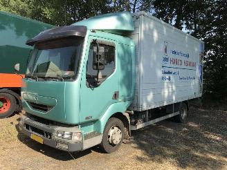 krockskadad bil vrachtwagen Renault Midium 150-08 Koffer BOX Truck NEW APK 2002/7