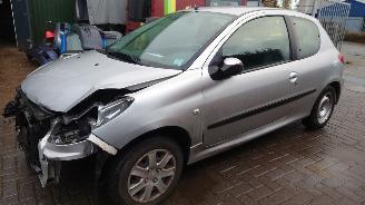 uszkodzony samochody osobowe Peugeot 206+ 2009 1.4i KFW Grijs EZR onderdleen 2009/9