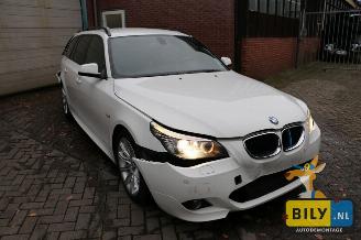 damaged motor cycles BMW 5-serie E61 520d 2010/2